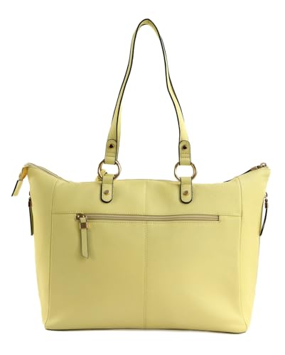 Sac shopper pour ordinateur portable Picard Java Shopper jaune clair grand format - 3