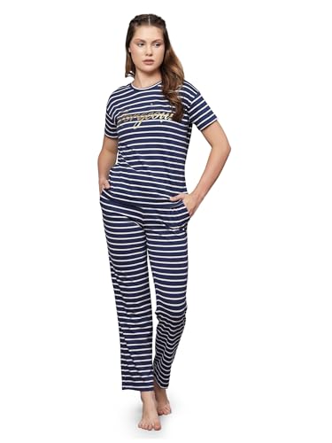 Image of B STORIES Women's Cotton Pyjama Set | Comfort and Relexed Nightsuit for Ladies