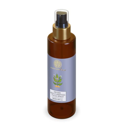 Image of Forest Essentials Shudhi Skin Clarifying Facial Spray | Ayurvedic Toner for Acne-Prone & Oily Skin | With Neem, Tulsi & Tea Tree | Refines Pores (Pack of 2)