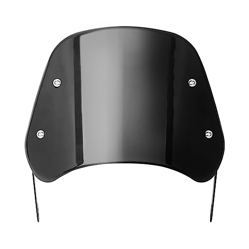 Déflecteur de vent pour pare-brise moto et carénage universel noir