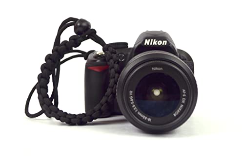 Image of Paracord Wrist Strap for robust hand grip to hold all DSLR camera /heavy gear /Binocular