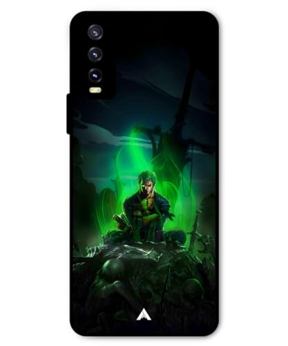 Image of Premium Anime 1 Case for Vivo Y20 (Glossy Finish) Soft-Touch Metal TPU Back Cover, Shockproof, Designer, Aesthetic Mobile Phone Case