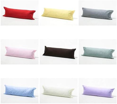 Ridas Bolster Pillowcases 100% Polycotton Blend product 4.6 Feet (54"), Plum