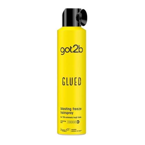 Got2B Glued Blasting Freeze, Laca Fijación Extrema, Amarillo. 300 mililitros