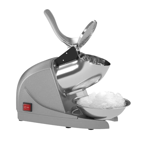Electric-Ice-Crusher-Machine-with-Three-Baldes-Gola-Making-Machine-for-Home-Autocut-Sensor-Machine-300-Watts-Ice-Machine-Use-in-Homes-CafesHotels-Restaurants-Stainless-Steel