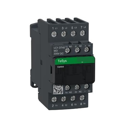 Contacteur LC1DT40MDC TeSys Deca Schneider 4 NO 40A bobine 220V CC pour tableau électrique