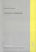 Lettische Grammatik 3897541947 Book Cover