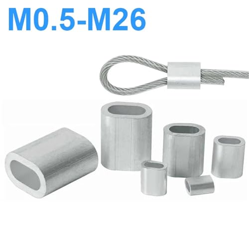 Embouts aluminium M18 premium pour manchon de fixation de câble - 2