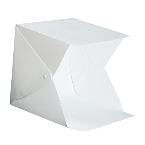 FELTECHELECTR 20cm Mini Led Light Box Photography Box Portable Photo Tent 4 Backgrounds for Jewelry Accessories