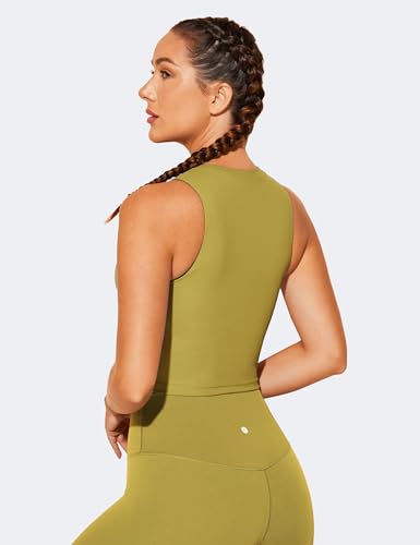Image of Natural Feelings Nudi Sports Bras for Women Removable Padded Yoga Tank Tops Sleeveless Fitness Workout Crop Tops