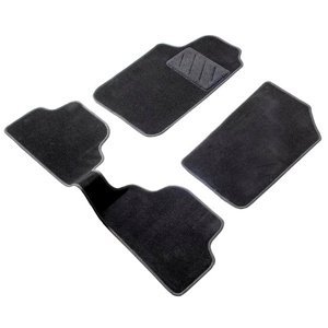 Alfombra sobre Medida ERGOSEAT kit de alfombrillas de moqueta negra para coche y turismo