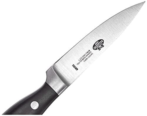 Foto von BALLARINI Savuto Neo Spick- & Garniermesser, Klingenlänge 9 cm, Deutscher Edelstahl, Ergonomischer Kunststoffgriff, Schwarz