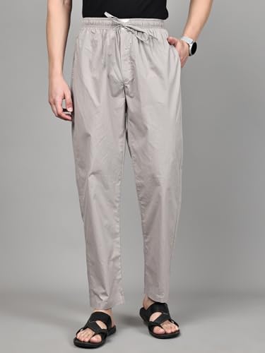 Image of Majestic Man Men Mid Rise Comfort Fit Solid Pure Cotton Casual Style Lounge Pants