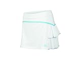 Wilson Wilson Tennisbekleidung W LSU Flirty Ruffle 12.5 Skirt Falda, Mujer, Blanco, M