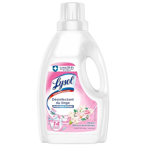 Lysol Additif de lavage Désinfectant du linge Douceur de printemps 1L