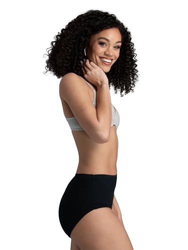 Image of Fruit of the Loom Women's 6 Pack Assorted Cotton Hi-Cut Panties