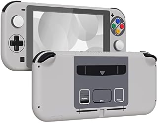 eXtremeRate Transparent Clear DIY Replacement Shell for Nintendo Switch Lite, NSL Handheld Controller Housing w/Screen Protector, Custom Case Cover for Nintendo Switch Lite