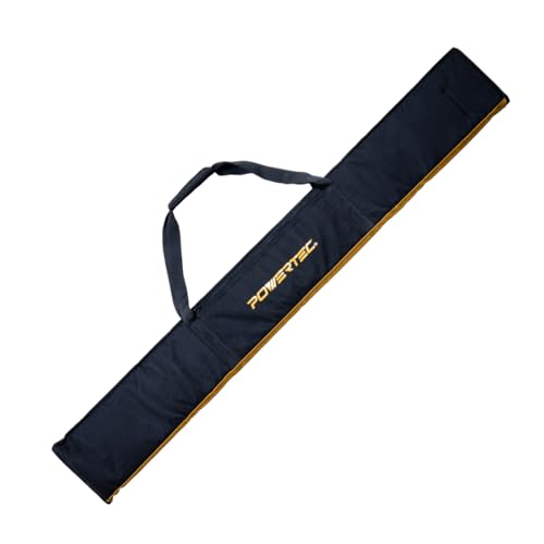 Image of POWERTEC 71411V 59 inch Track Saw Guide Rail Bag for Makita, and DEWALT | W /Dual-Sided Padding For Secure Rail Placement