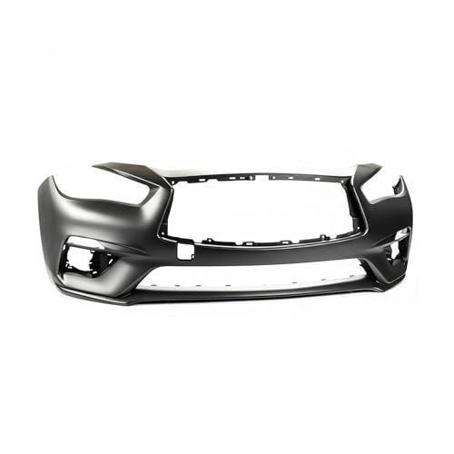 Image of FitParts Compatible with Infiniti Q50 2018-2020 Front Bumper Cover | Primed, Sedan, Ready to Paint, OEM 620226HH0H, IN1000284