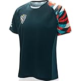 [エクシオン] TYRA 日本卓球協会公認 エアロクール 速乾 吸汗 1010 ダークグリーン L