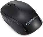 Amazon Basics Wireless Computer Keyboard and Mouse Combo - Quiet and Compact - US Layout (QWERTY)