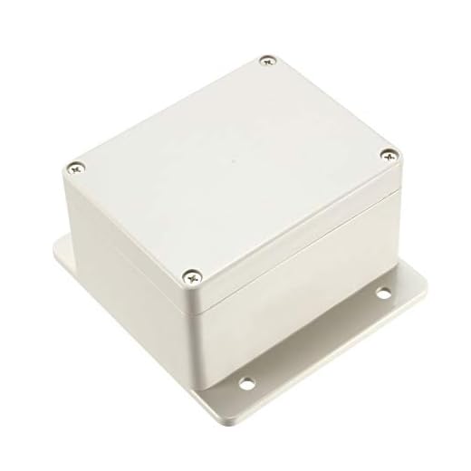 130 115 68mm Elektroniskt vattentätt IP65 förseglat ABS plast DIY kopplingsdosa hölje grå