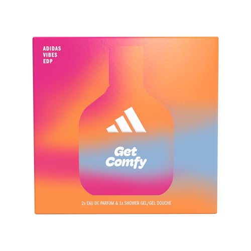 Image of Adidas Vibes Get Comfy Gift Set (Eau de Parfum 100ml + 30ml + Shower Gel 100ml)