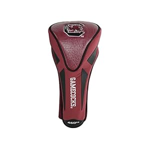 Team Golf NCAA South Carolina Gamecocks Single Apex Driver Head Cover Golf Club Single Apex Driver Headcover, Fits All Oversized Clubs, Truly Sleek Design