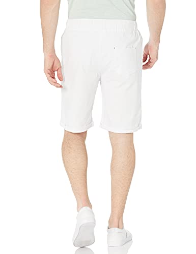 Amazon Essentials Men's Linen Casual Classic Fit Short, White, Large #TOP1