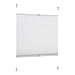 Produktbild Rapid Teck® Klemmfix Thermo Plissee 115cm x 130cm Weiß Blickdicht Faltrollo Jalousie Rollo ohne Bohren Klemmrollo Fertigplissee