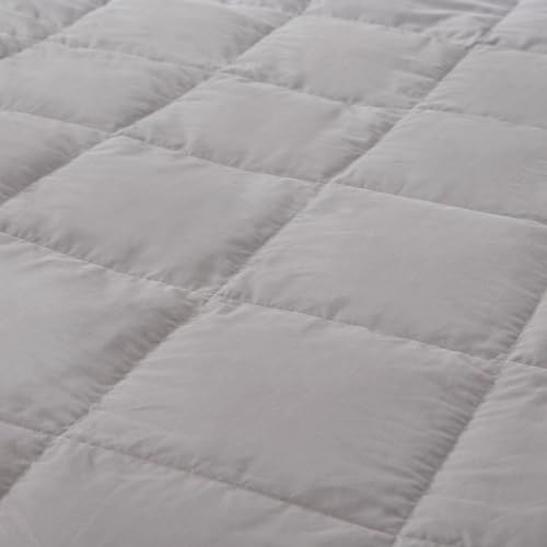 Image of Globon Summer Down Blanket King Size, Extra Lightweight Comforter /Duvet Insert for Hot Sleepers, Noiseless & Extra Soft,12 Ounce Fill Weight, Grey