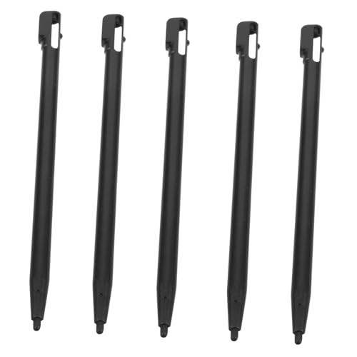 Mipcase 5 Piezas Aguja lápiz táctil para Pantalla táctil Tableta digitalizadora lápiz de teléfono lápiz de Repuesto Teléfono Stylus de Pantalla táctil lápiz óptico el plastico Negro