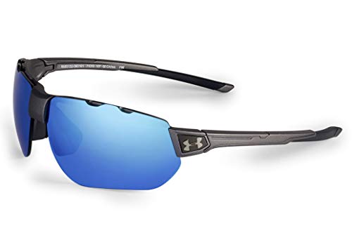 Gafas de sol deportivas Under Armour Conquer con montura de carbono y goma negra