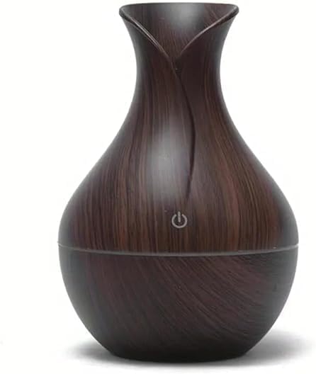 Humidificador de aire TBSS para el hogar, con aroma a madera, nano Technology Ultrasonic Mist 4,40 oz. Silencioso para el coche, hogar y