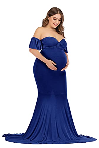 Robe de maternité pour fête prénatale chic et douce - 2