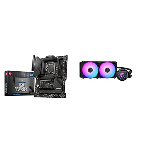 MSI MAG B660 TOMAHAWK WIFI DDR4 }U[{[h ATX [Intel B660`bvZbg] MB5679 + MAG Core Liquid 240R V2 ȈՐCPUN[[ LGA1700Ή FN1667 u