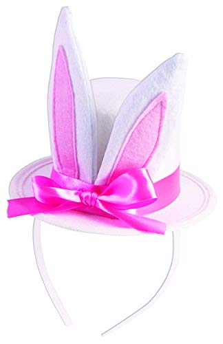 Pmu Plush Bunny Top Hat Headband Pkg/1 #TOP24