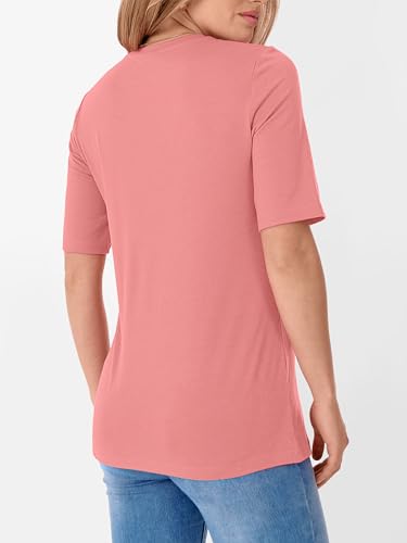 Image of ANRABESS Womens Half Sleeve Tops Crewneck Shirts Basic Fit Work Tee
