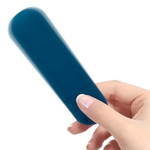 Portable Electric Travel Massager, Handheld Rechargeable Neck and Shoulder Muscle Home Massage Tool (Blue)