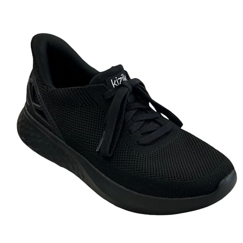 Image of Kizik Slip On Sneakers: Athens - Comfortable All-Day Wear, Hands Free Convenience, Breathable Knit Top, Mens & Womens Walking Shoes with Arch Support