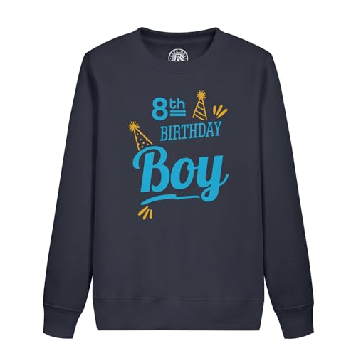 Sweatshirt enfant fête anniversaire 8 ans vêtement de fête