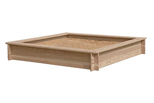 Gartenpirat Sandkasten 150x150 cm aus Holz imprägniert