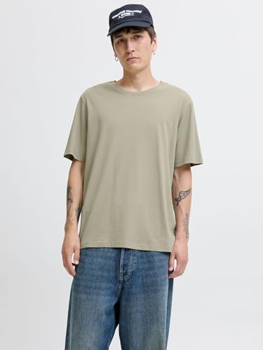 JACK & JONES Herren Jjeorganic Basic Tee Ss O-Neck Noos T-Shirt, Seagrass, L – Ansicht 3