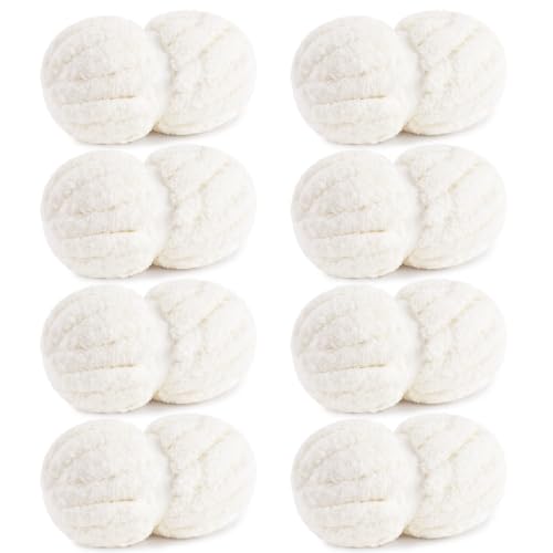 Image of HOMBYS #12 Mage Jumbo Chunky Chenille Yarn for Hand Knitting & Crocheting