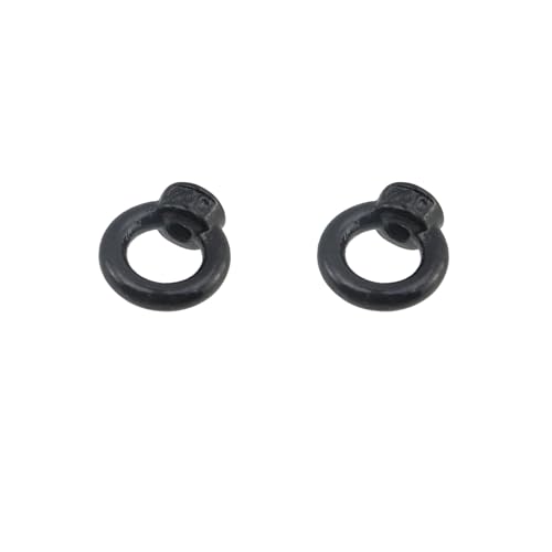 Image of Antrader M3 Metric Ring Shape Lifting Eye Nut,6PCS 304 Stainless Steel M3 Ring Eye Bolts Threaded Nuts
