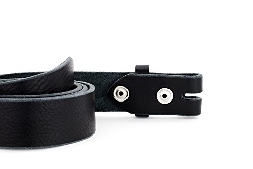 Mens Black Leather Belt Soft handmade in America with genuine premium grade leather. 1.5 inch wide 40 inch waist with Oval Nickle Plated Buckle2