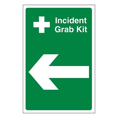 Kit de prehension autocollant grand format 450x600 mm V Safety flèche