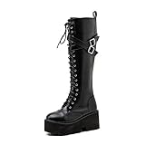 ♥ HIGH HEEL BOOTS [Anlass]: Geeignet für alle Gelegenheiten, unabhängig von der Altersgrenze. Es ist ein exquisites Geschenk für sich selbst, Ihre Freunde, Liebhaber, Paare, Eltern und ältere Menschen. Fahrradstiefel sind unverzichtbare Schuhe für Männer und Frauen. Sie können zum Gehen und für Motorräder getragen werden. , Arbeit, Urlaubsreisen, Wandern, Abenteuer, Camping im Freien