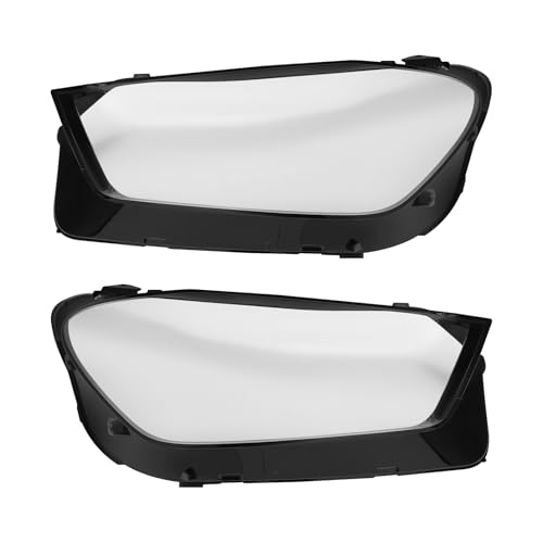 PIAOYUE Headlights Lens Cover 1 Pair Left+Right Side Lamps Cover For 2020 2021 2022 2023 Mercedes-Benz GLE W167 Replacement Clear Headlights Lens Cover