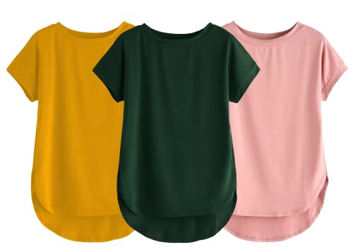 Image of Fabricorn Stylish Plain Up and Down Cotton Tshirt for Women